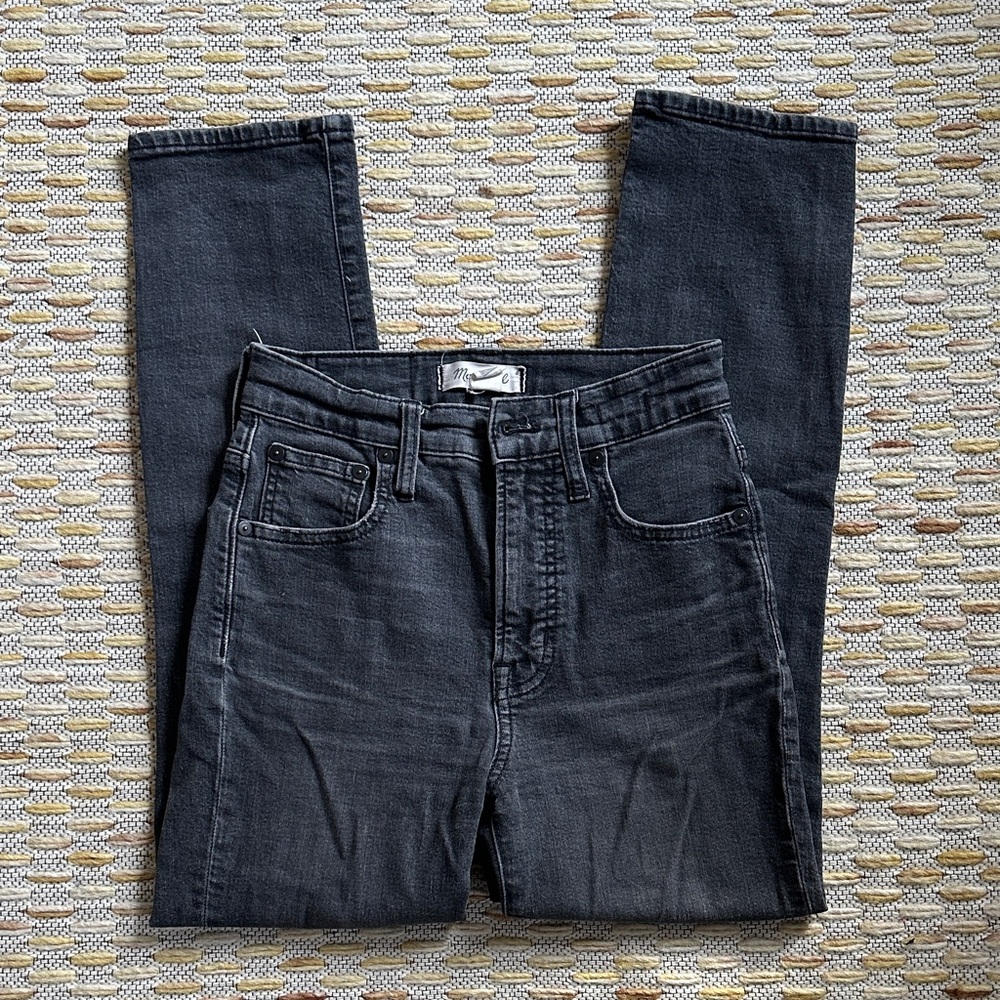 Madewell Women’s The Perfect Vintage Crop Black Jean